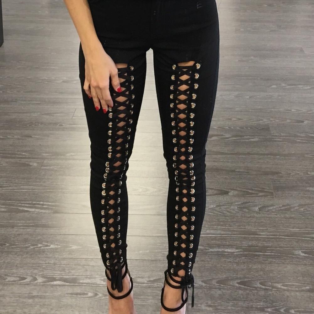 Hollow Bottoming Lace Sexy Leggings